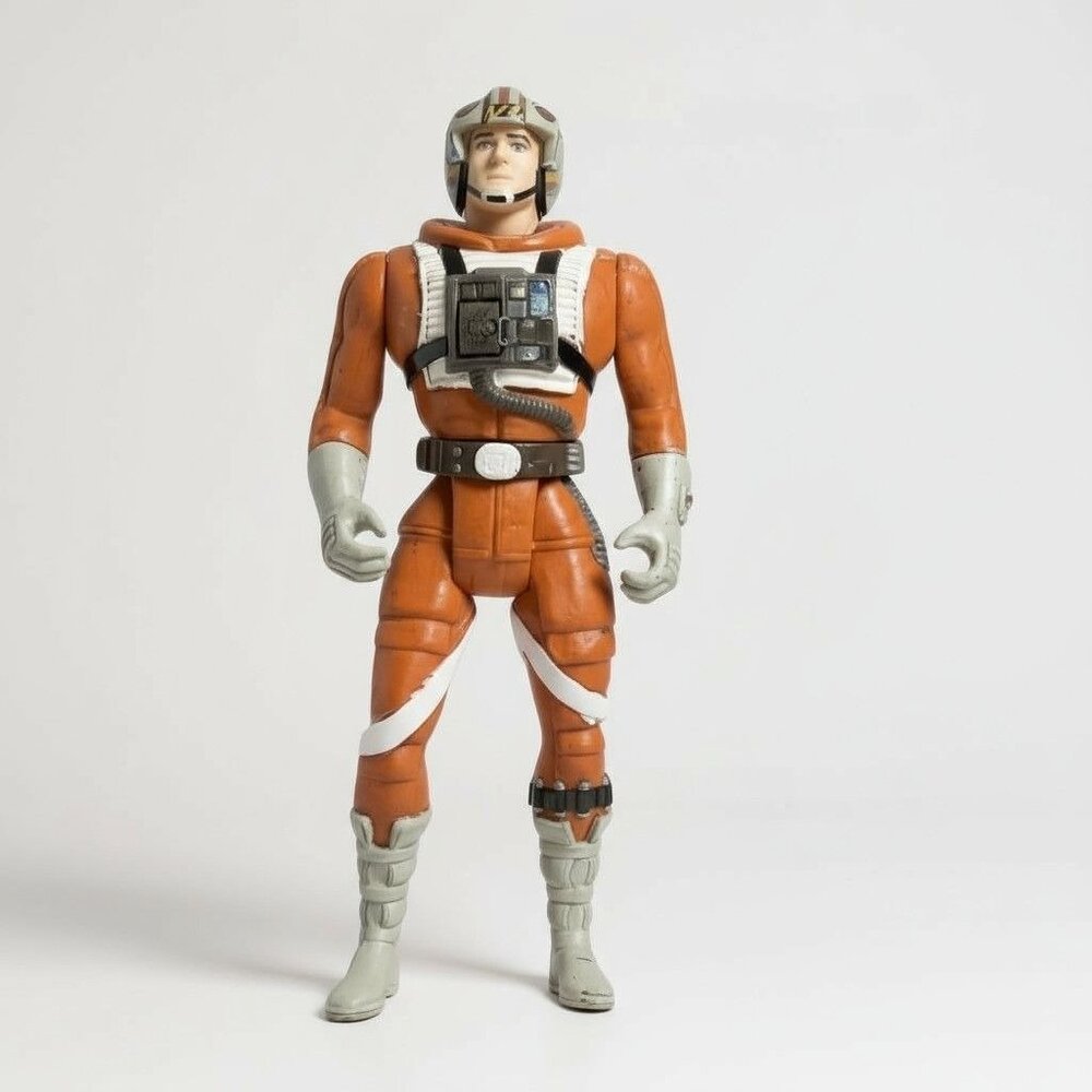 1995 Kenner Star Wars Luke Skywalker In X-Wing Fighter Pilot Gear  Figure  B